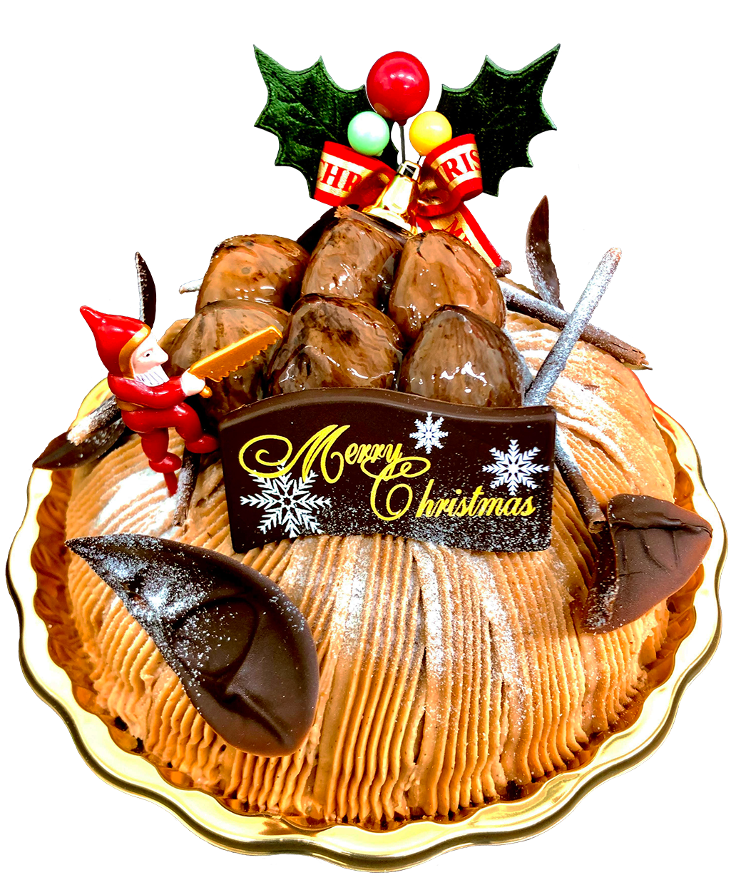 クリスマスケーキ「モンブランショコラカシス」