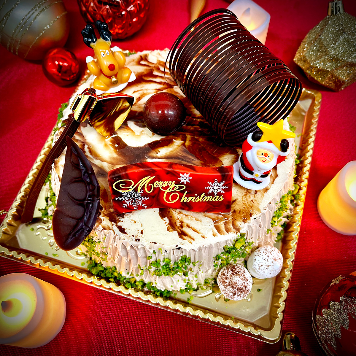 【2023クリスマス】ブッシュドノエル-紅茶とチョコレート-