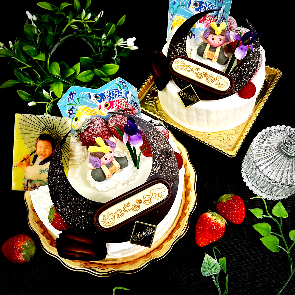 生クリームデコレーション(こどもの日イベントケーキ)