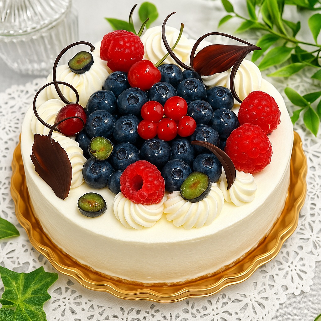 生クリームデコレーション（ブルーベリー）