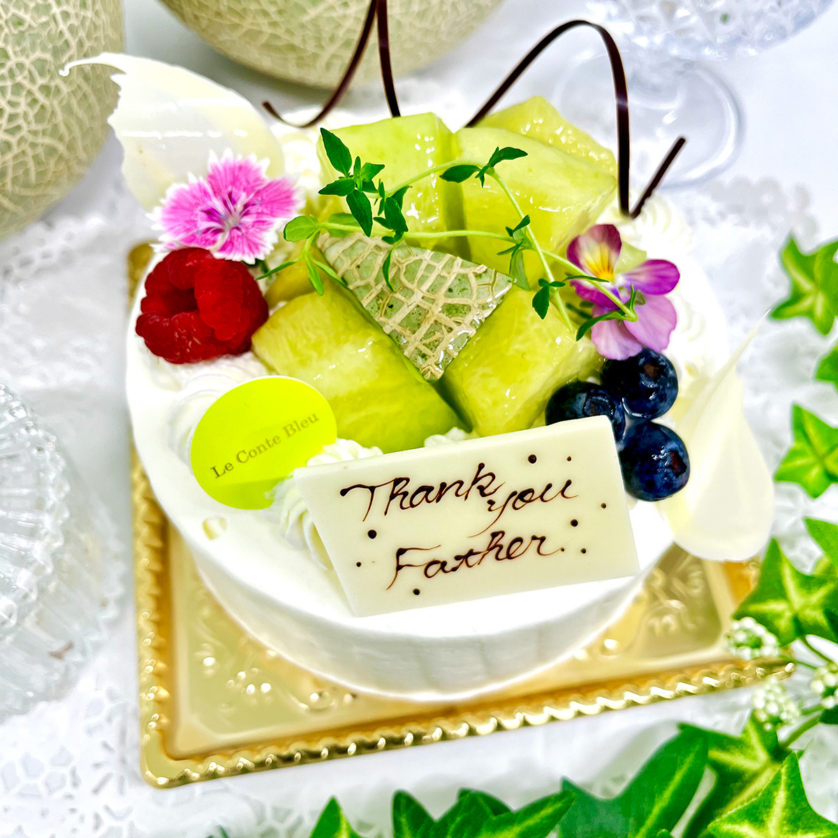生クリームデコレーション（父の日イベントケーキ）