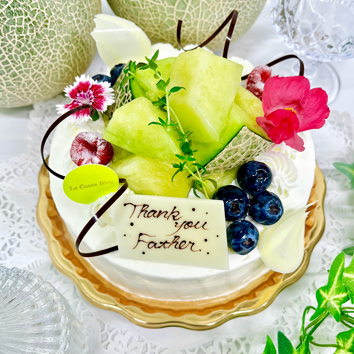 生クリームデコレーション（父の日イベントケーキ）