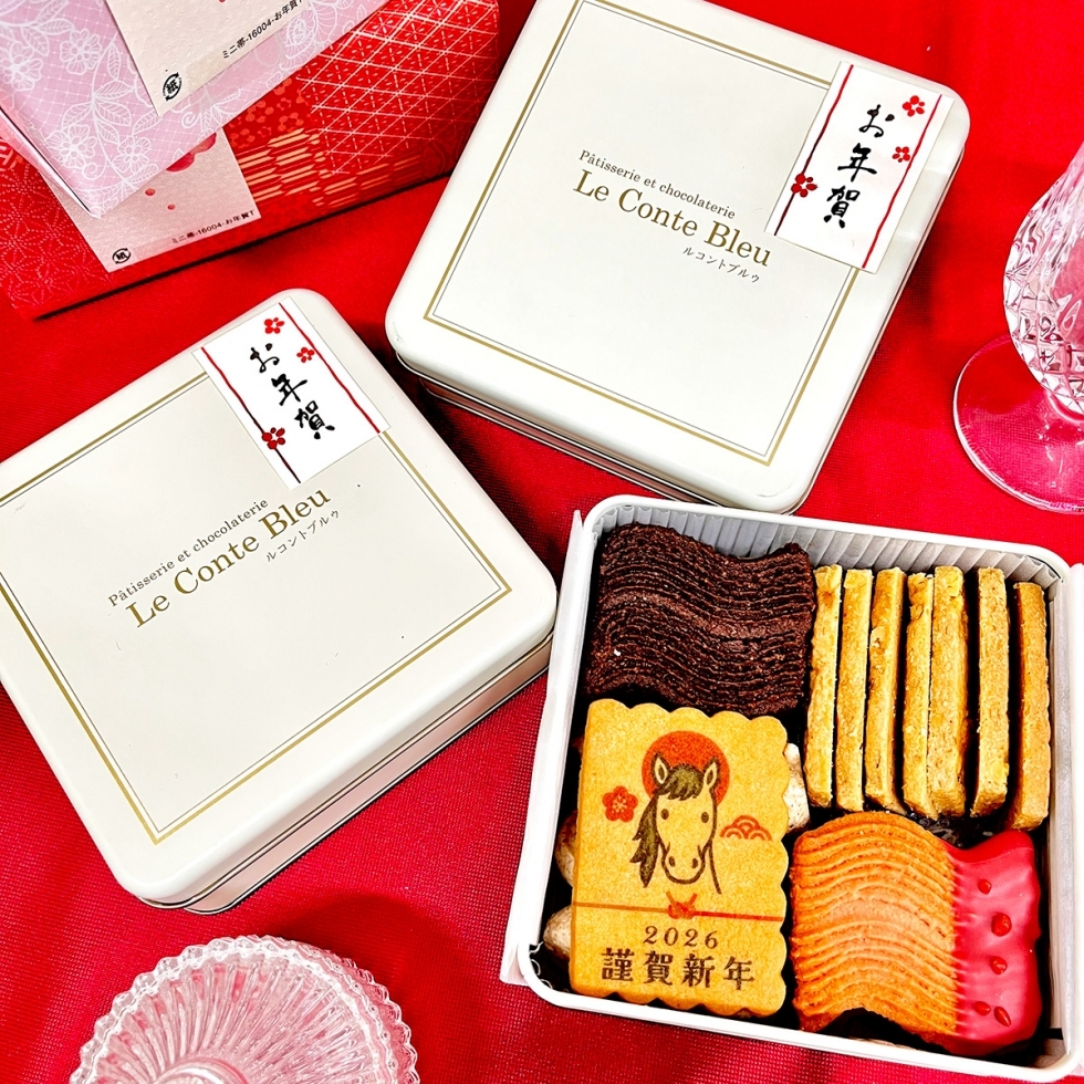 天然素材にこだわった干支クッキー缶(お正月イベントギフト)