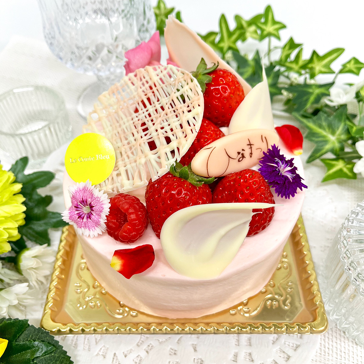 あまりんの春色デコレーション(ひなまつりイベントケーキ)