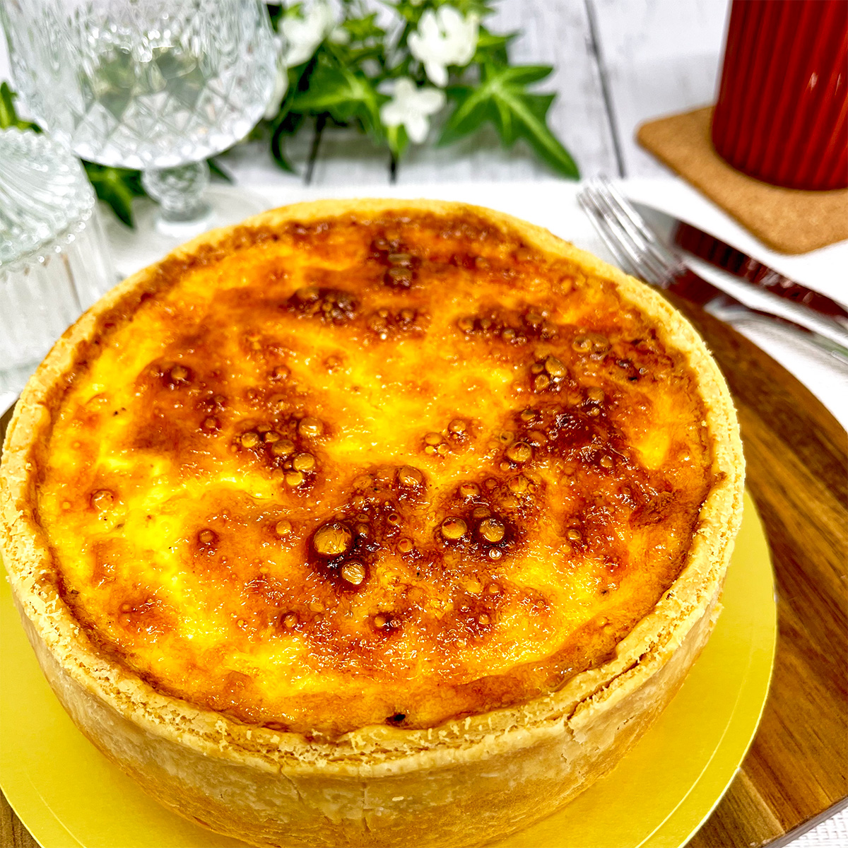 帆立ときのこのキッシュ