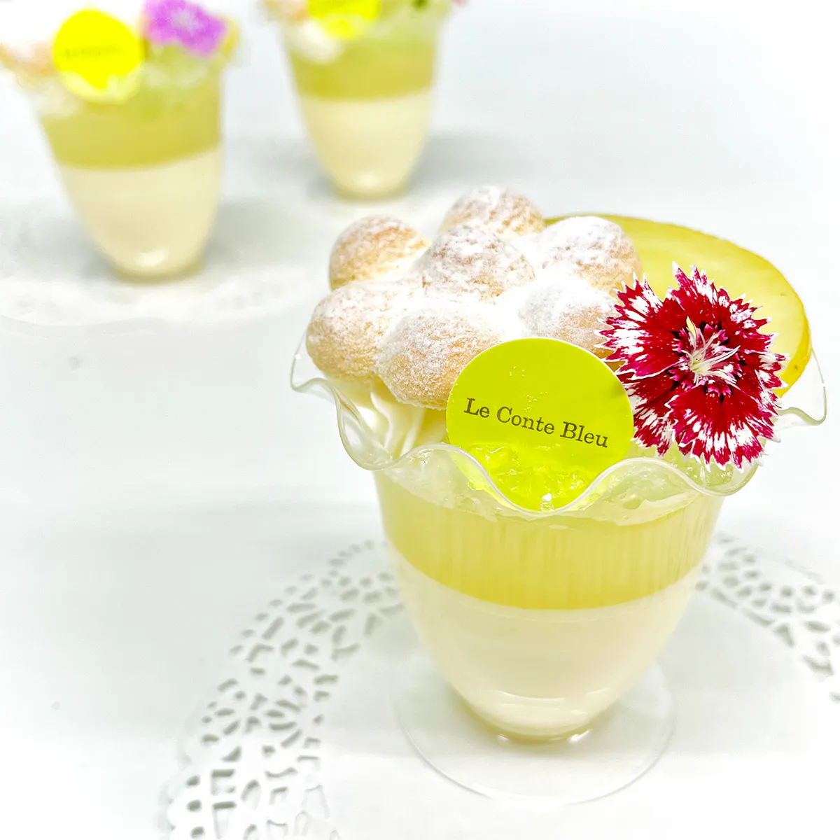 レモンのヴェリーヌ シャルロット仕立て