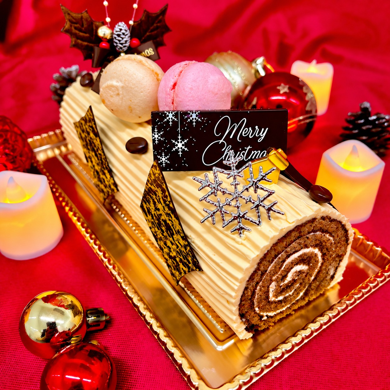 塩キャラメルカフェ（クリスマスイベントケーキ）