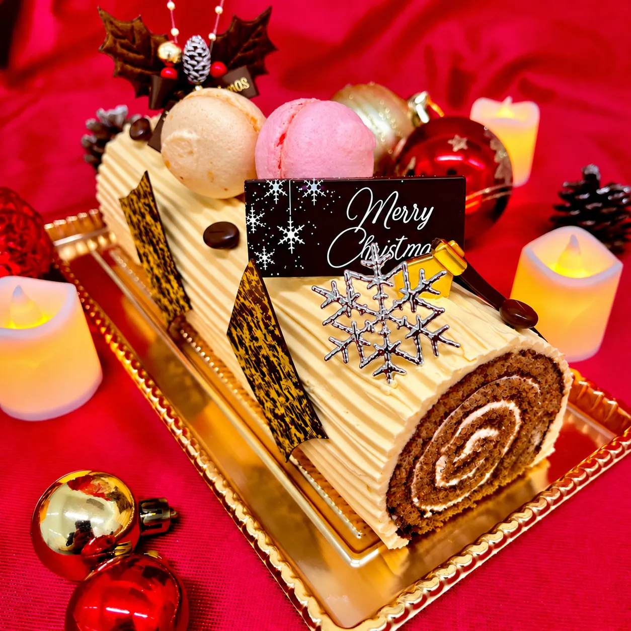 塩キャラメルカフェ（クリスマスイベントケーキ）